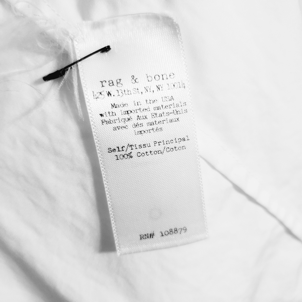 Rag & Bone Nightingale Cotton Blouse...XS - Picture 4 of 8